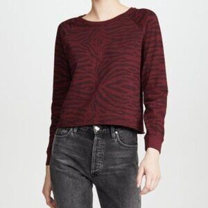 Nation LTD Cardi Raglan Tiger Tee Redwood